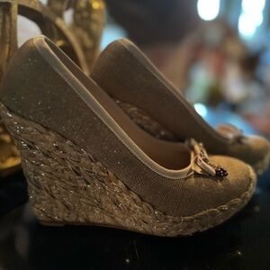 Juicy Couture High Heel Wedge Espadrille